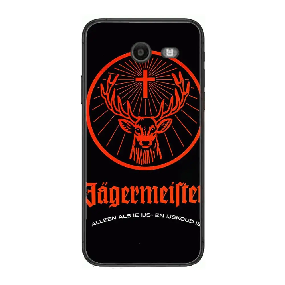 

Jagermeister logo style Phone Case Hull For Samsung Galaxy J 4 3 5 6 7 8 EU 2018 Plus 2017 Black Shell Art Cell Cover TPU