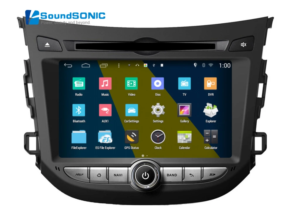 Автомагнитола для Hyundai HB20 мультимедийная система на Android 4.4.4 с сенсорным экраном
