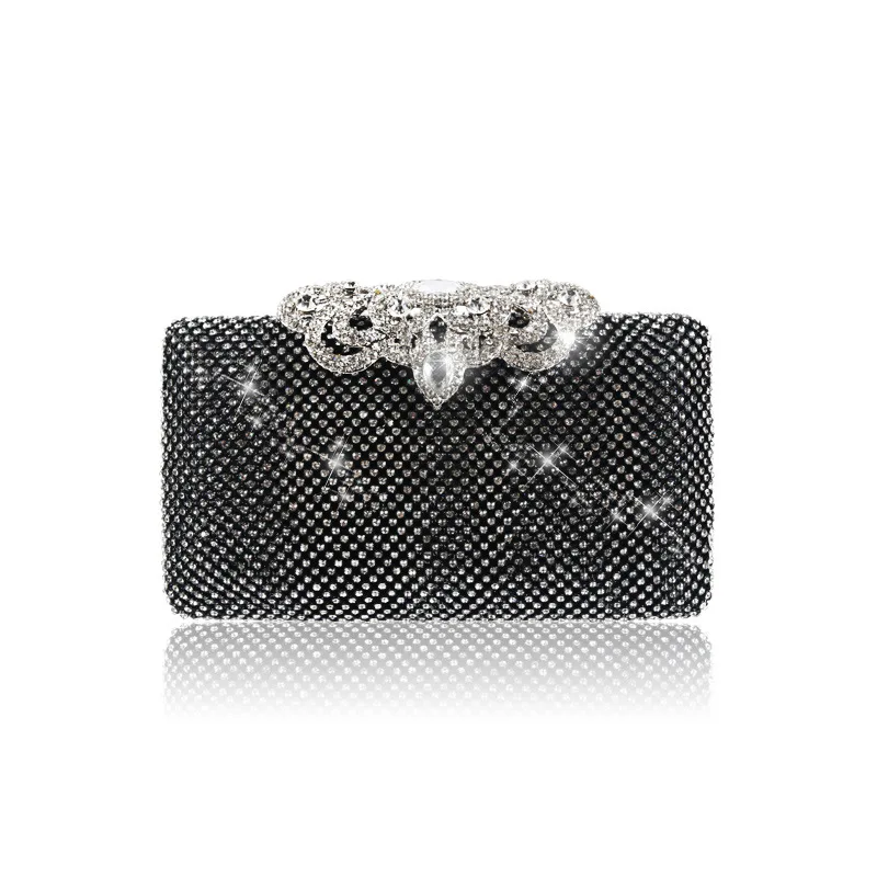 

High-end Luxury Dinner Bag Boutique Czech Diamond Female Bag Wedding Bridal Bag One-shoulder Diagonal Female Bag Women's Wallet