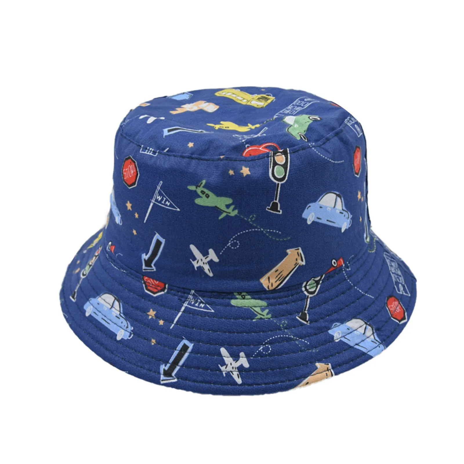 

Summer Kids Hats Caps for Boys Girls Cartoon print Beach Caps Sun UV Protection Hat Sunscreen Fisherman's Hat Enfant Casquette