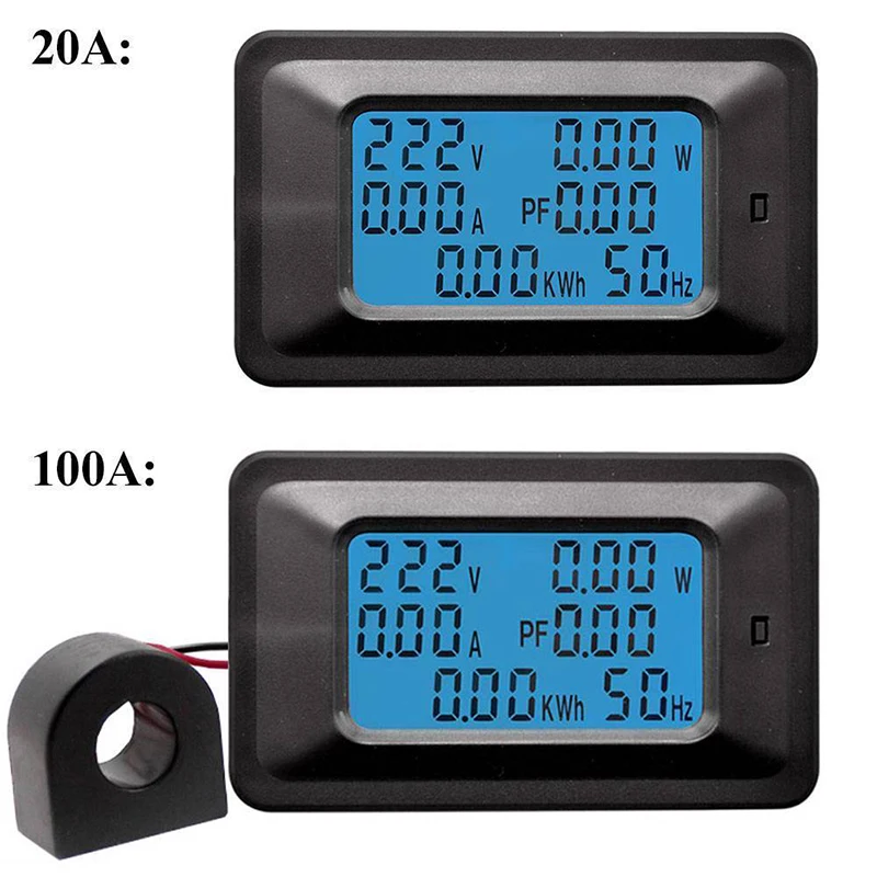 Цифровой измеритель напряжения мощности энергии Вольтметр Амперметр Индикатор