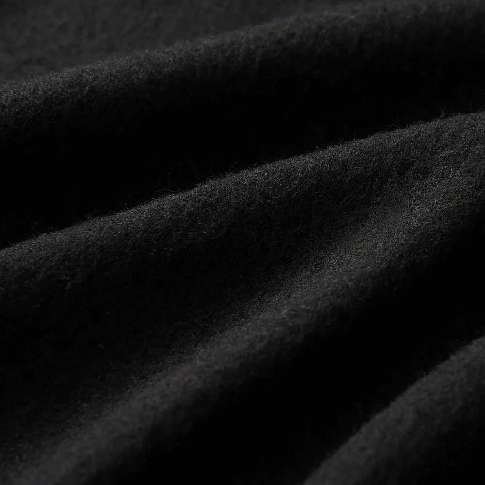 Классический черный женский свитер с буквенным принтом круглый вырез длинный