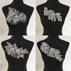 Высокое качество ABS жемчуг кружева воротник вышивка DIY шитье кружевной воротник тканевый украшения Женская одежда аксессуары наклейки