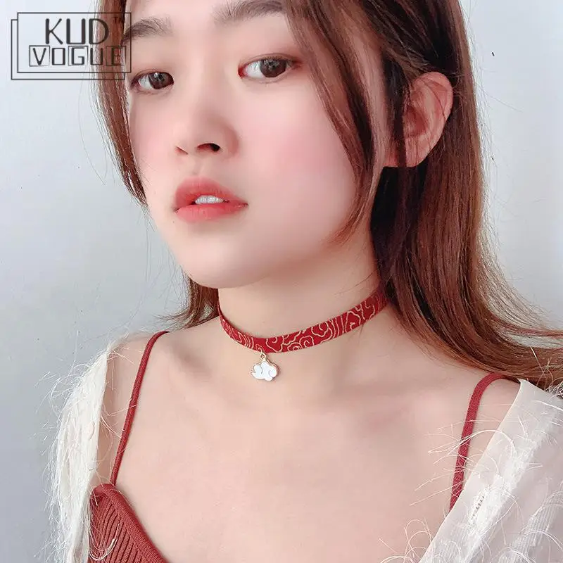 Классическая винтажная веревочная кукла-чокер в японском стиле милая