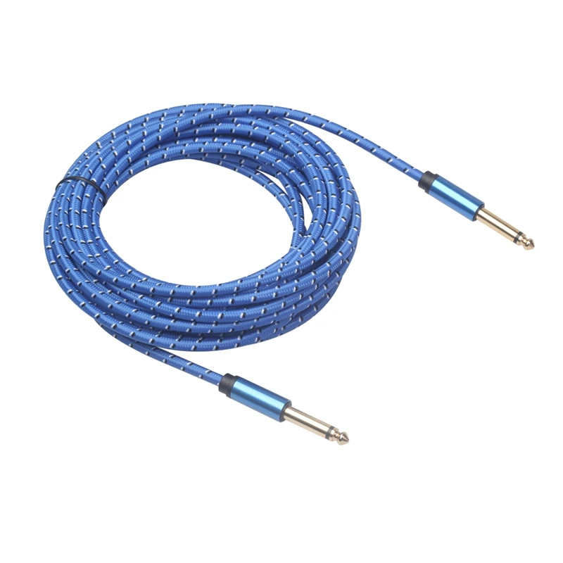 Электрогитары 6 35 мм кабель со штыревыми соединителями на обоих концах для