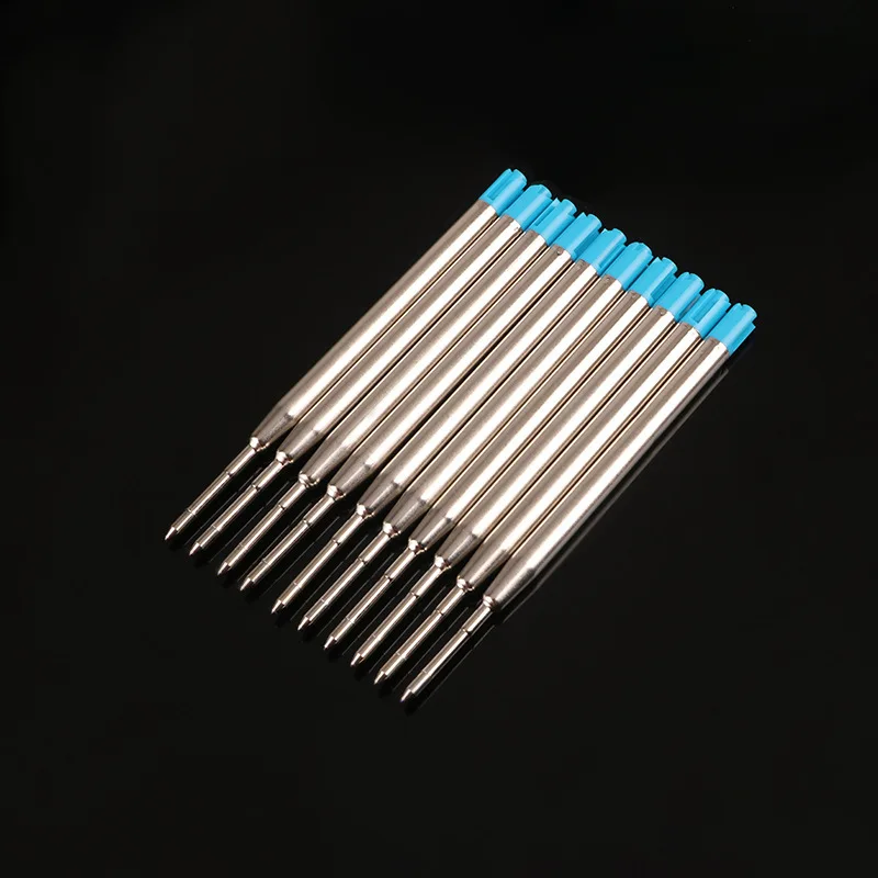 1 шт. металлические синие и черные мм чернильные шариковые Сменные стержни для