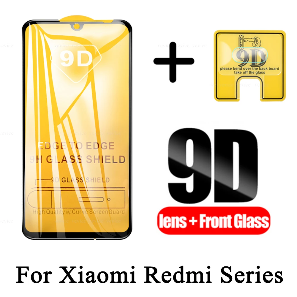 9D 2 в 1 стекло для камеры Redmi K20 K30 Note 7 8 Pro объектив закаленное Защита экрана Xiaomi 7A 8A |