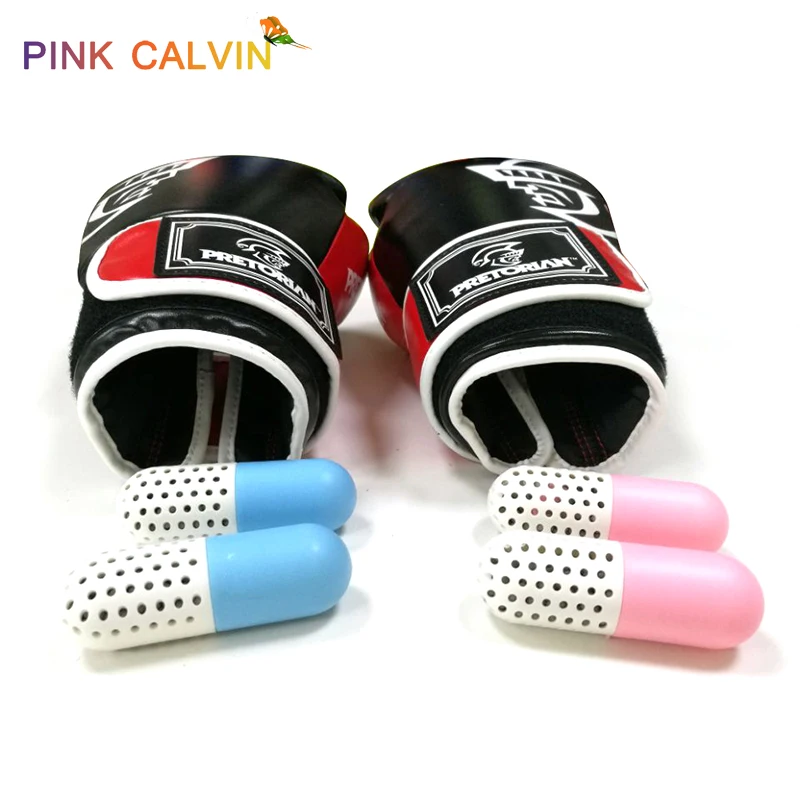 1 пара Боксёрские перчатки дезодорант дезодоранты капсулы Форма обувь