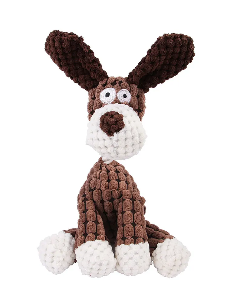 

2021 New Dog Toys Stuffed Donkey Squeaking Pet Toy Cute Plush Puzzle Interactive Toy For Dogs Cat Chew Squeaker Squeaky Pet Good