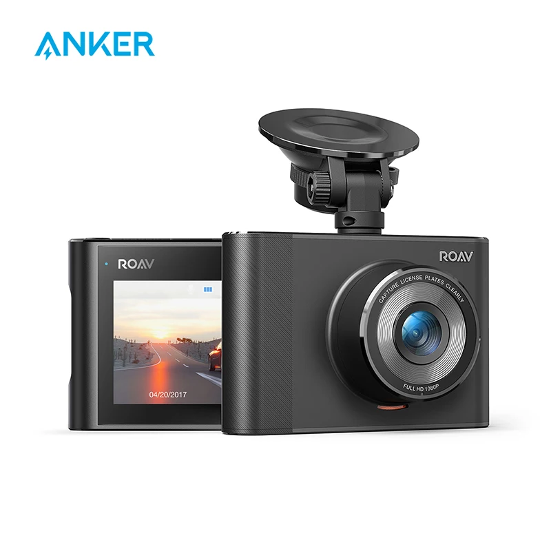 Anker Roav A1 Dash Cam Dashboard camera recorder 1080P FHD Nighthawk широкоугольный Wi-Fi g-сенсор WDR циклическая запись ночной режим
