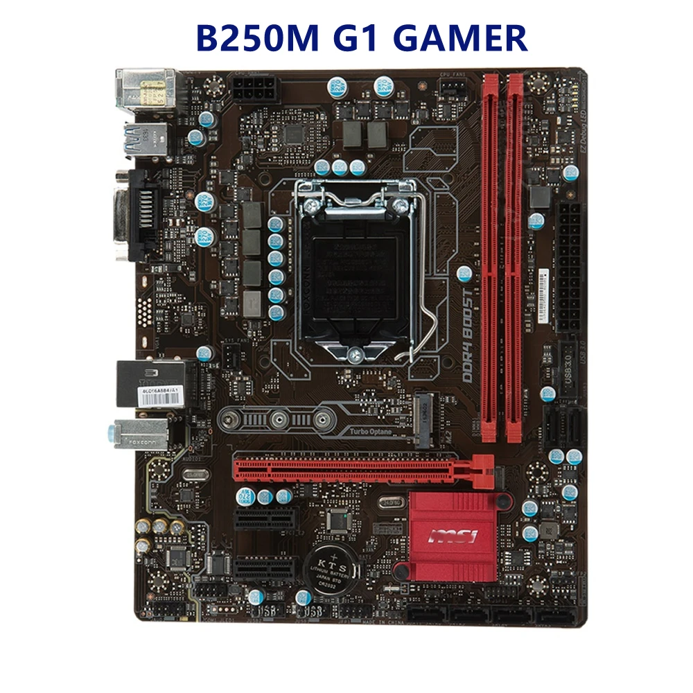 Материнская плата для MSI B250M G1 материнская LGA 1151 DDR4 Intel B250 настольного ПК SATA III USB3.0