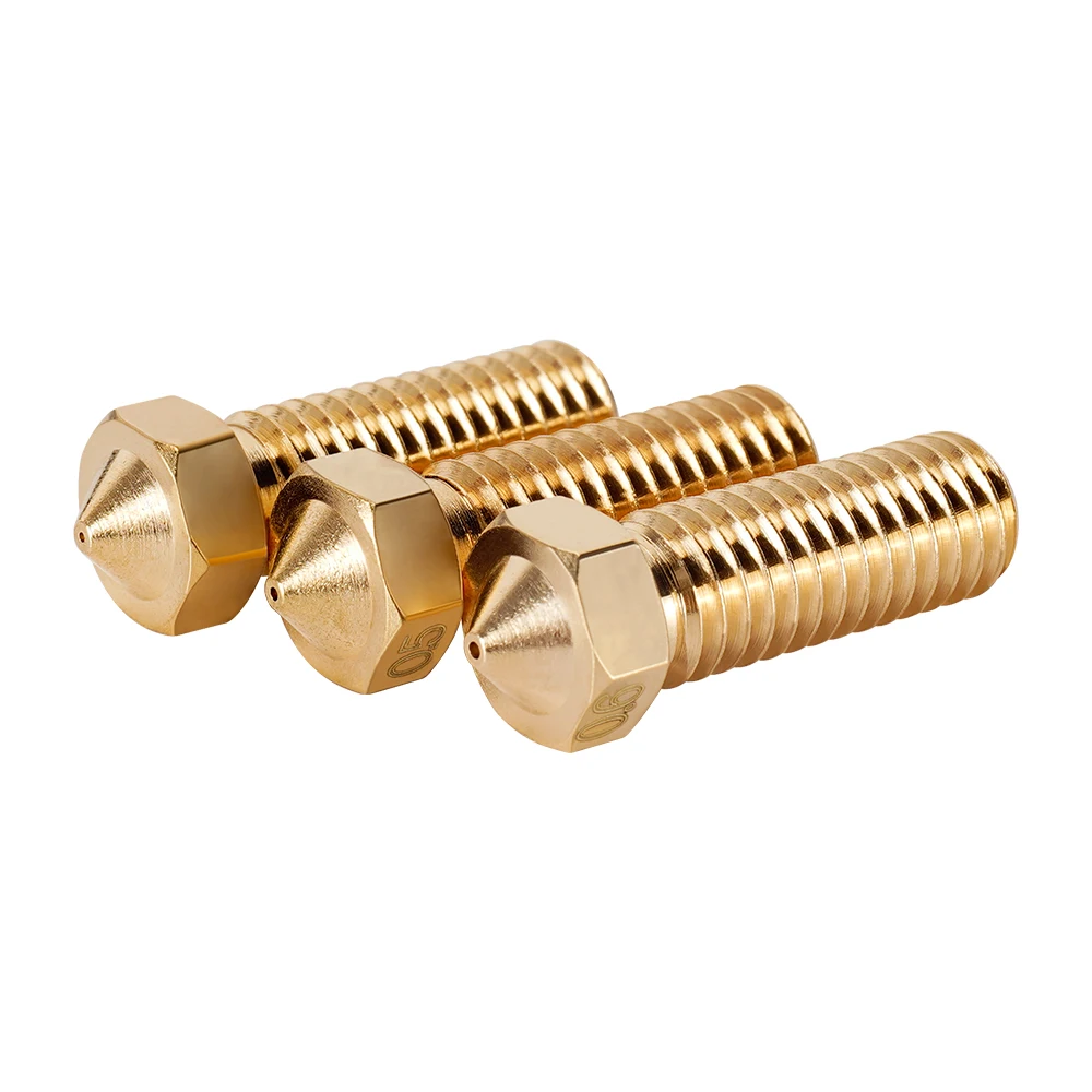 RAMPS 1 шт. E3D V5 V6 Volcano сопла латунь 75 мм нить твердая сталь M6 резьба 0 2-1 2 Hotend
