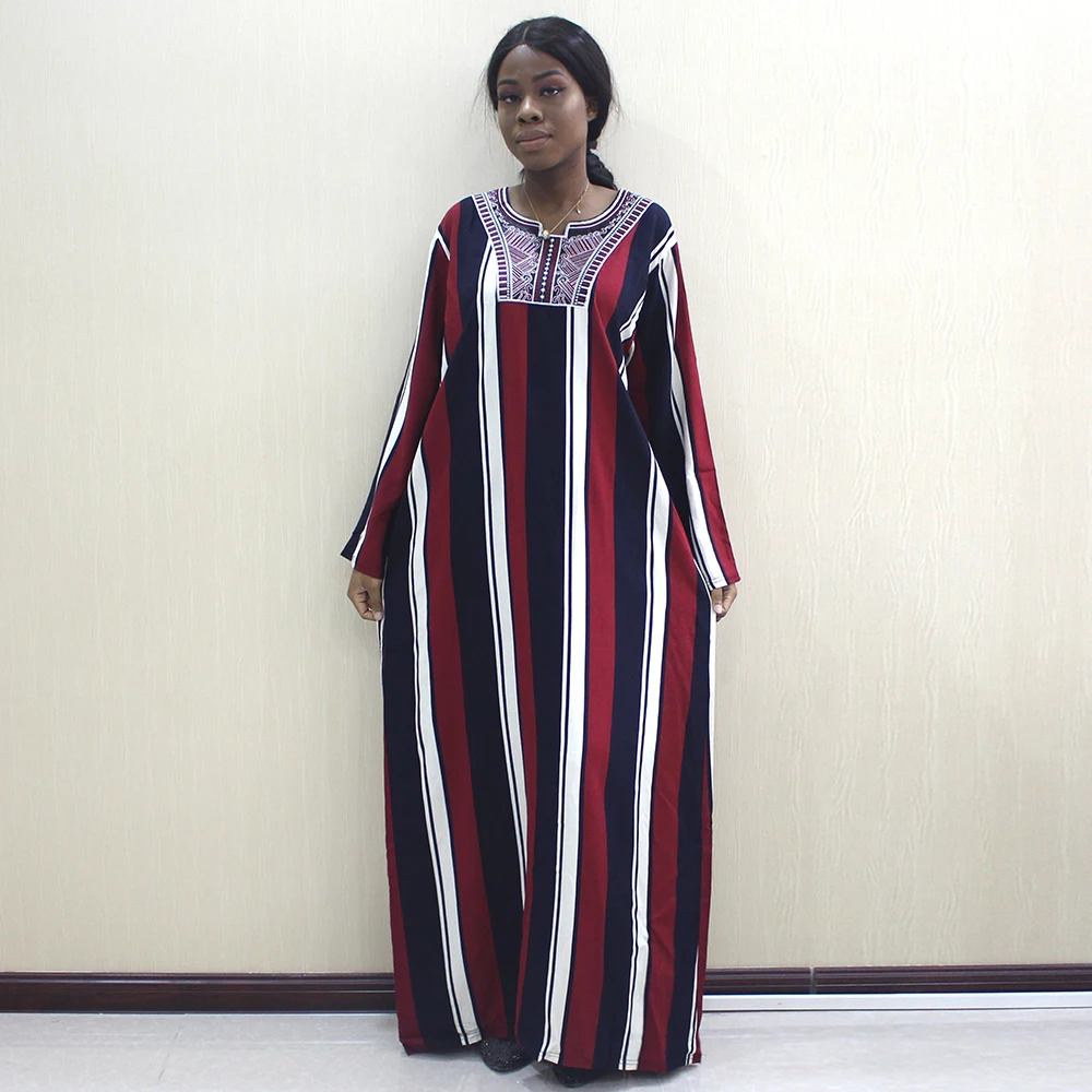 2019 новейшее поступление из Африки Дашики 100% хлопок темно синий цвет и красный