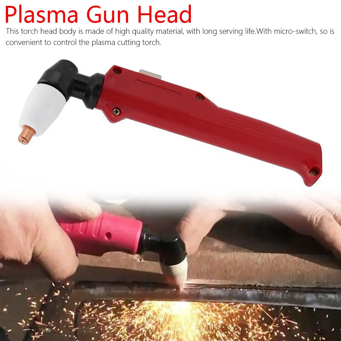 

PT-31 Air Plasma Cutting Torch Head Body Plasma Cutter Comfortable Hand Manual Welding Torch Tool
