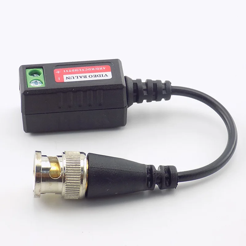 

10pcs 20pcs 3000FT Distance UTP ABS Plastic CCTV Camera Video Balun Connector Passive Transceivers BNC Male Cable Cat5 Adapter