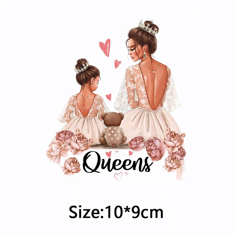 Наклейки на одежду Принцесса Королева наклейки стирающиеся полоски сделай сам