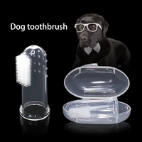 super soft pet finger plush toothbrush pet teddy plus bad breath care tartar teeth tools oral cleaning supplies