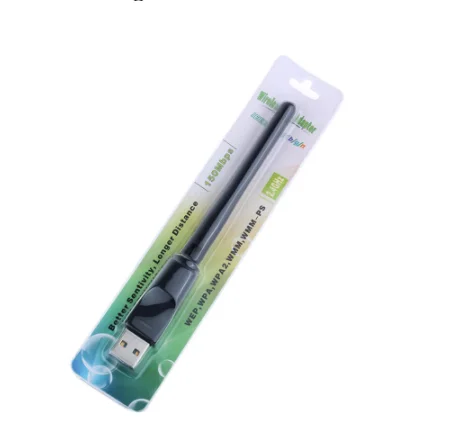 150Mbps wireless network card mini USB WiFi LAN adapter 802.11 b / g n antenna dongle receiver suitable for Windows Mac PC | Электроника