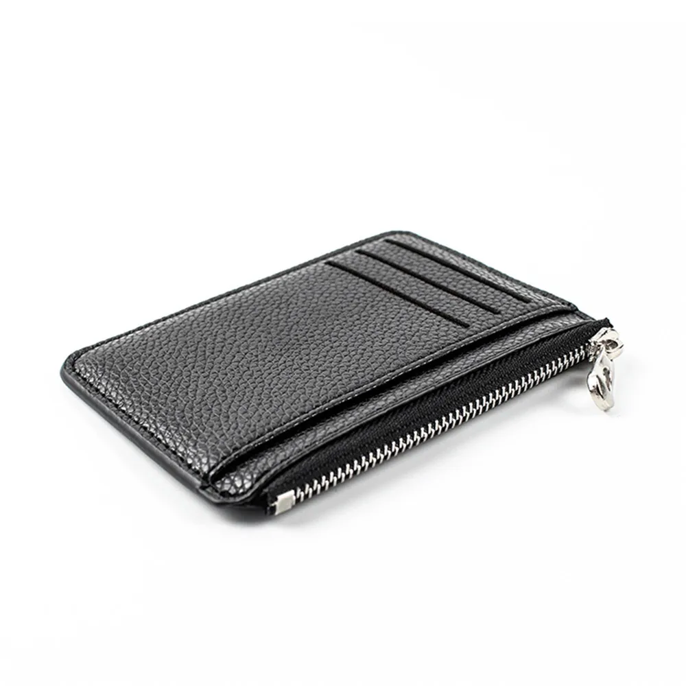 

Credit Men Pu Leather Case Cards Mini Wallet 1pcs Card Slim Small Wallet Change Coin Purse Holder Business Card Case Card Holder
