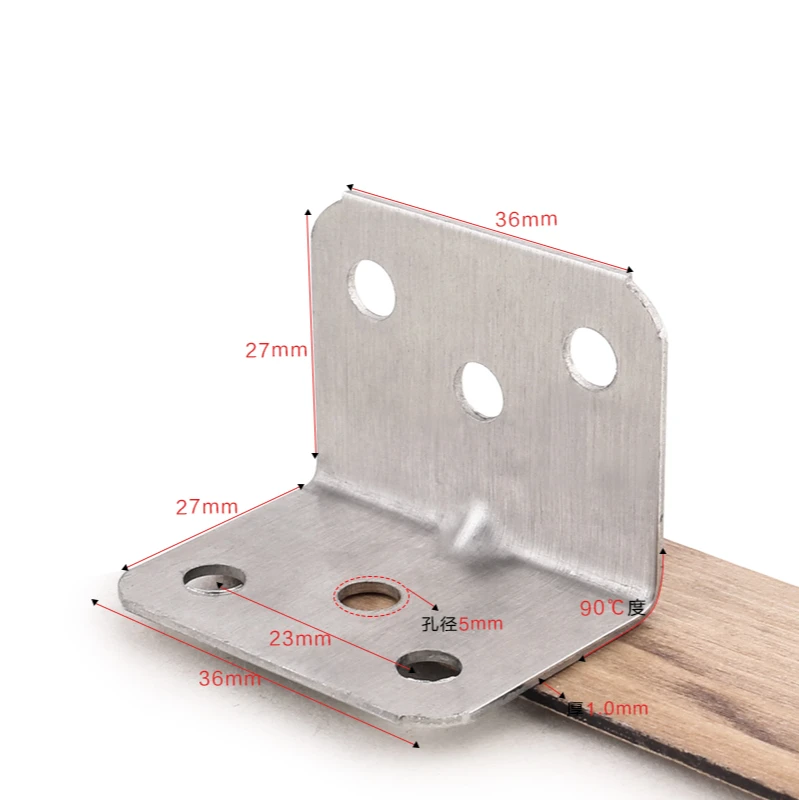 10 шт. утолщенный Треугольный Кронштейн Из Нержавеющей Стали фиксированный под