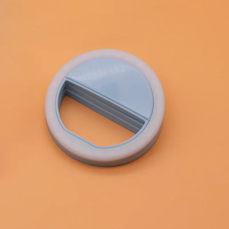 portable selfie circle photography light mobile phone clip light lamp bulbs dry battery for photo camera well smartphone beauty free global shipping