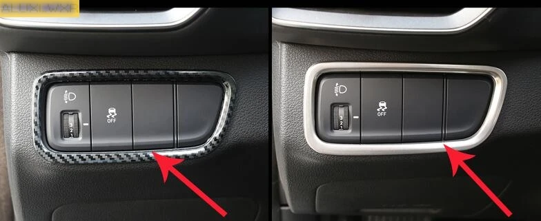 Автомобильные аксессуары для hyundai santa fe ix45 передняя фара кнопка переключения лампы литья крышка комплект отделка