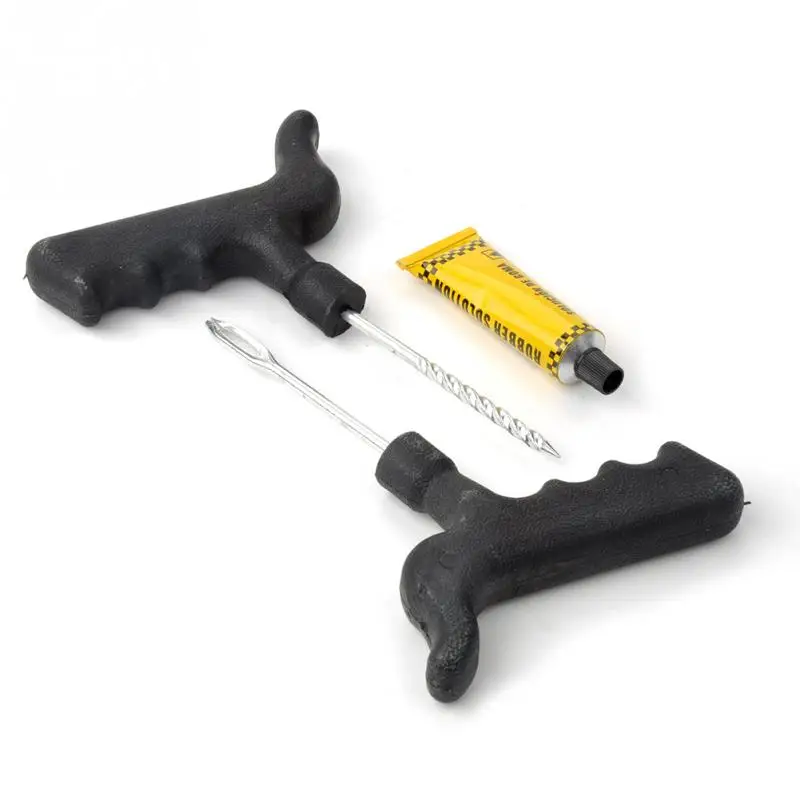 

Portable Delicate Car Bike Auto Tubeless Tire Tyre Puncture Plug Repair Tool Kit