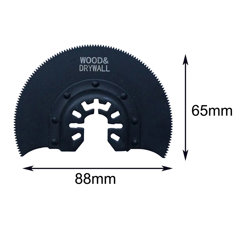 L Semicircle blade 1 шт. Осциллирующий Инструмент пилы для резки дерева, гипсокартона, пластмассы, металла, алмаза, качели лезвия, Реноватор, аксессуары для электроинструментов - Внешние Диаметры: L Semicircle blade