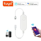 Светодиодная лента Tuya Smart Life, 12 В, 24 В, для комнат, Wi-Fi, пульт дистанционного управления, для Alexa, Google Home, RGB лента, умная лампа, ТВ, контроллер неонового света