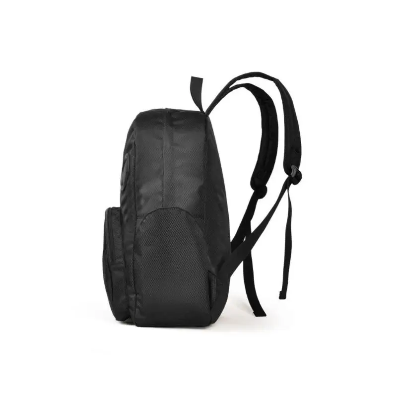 

Unisex Nylon Bluetooth Speaker Backpack Large Capacity Daypack Travel Bookbag Teenagers Student Schoolbag