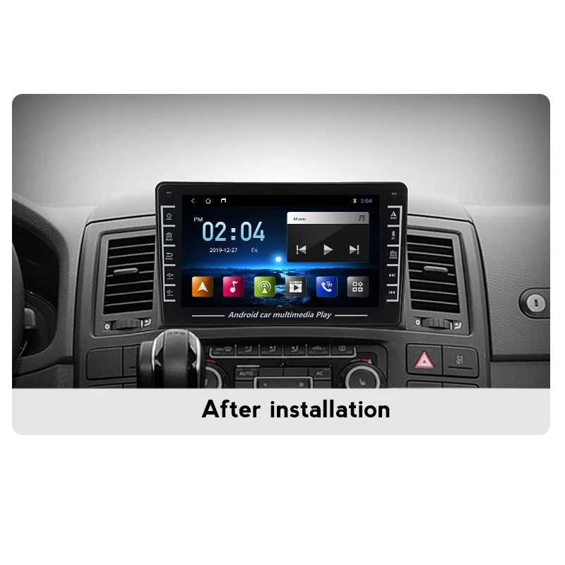 Автомагнитола 2 Din для VW мультимедийный Dvd-проигрыватель Volkswagen Multivan T5 2003-2015 с
