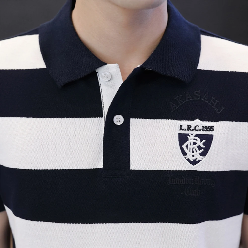 Мужская футболка с короткими рукавами Повседневная свободная Черно белая в