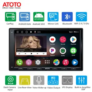 leaprock 7 inch 2din android gps map navigation car radio stereo multimedia player receiver with carplay live rear view lrv free global shipping
