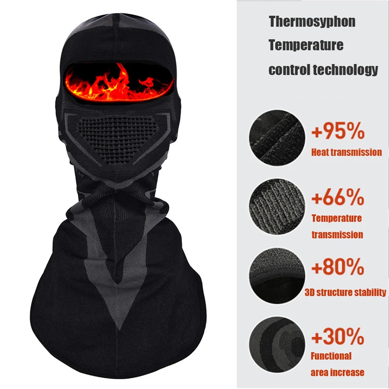 Cycling Balaclava Snowboard Windproof Winter Balaclava ski Motorcycle Cycling Full Balaclavas Neck/Mouth Face Riding Mask Scarf
