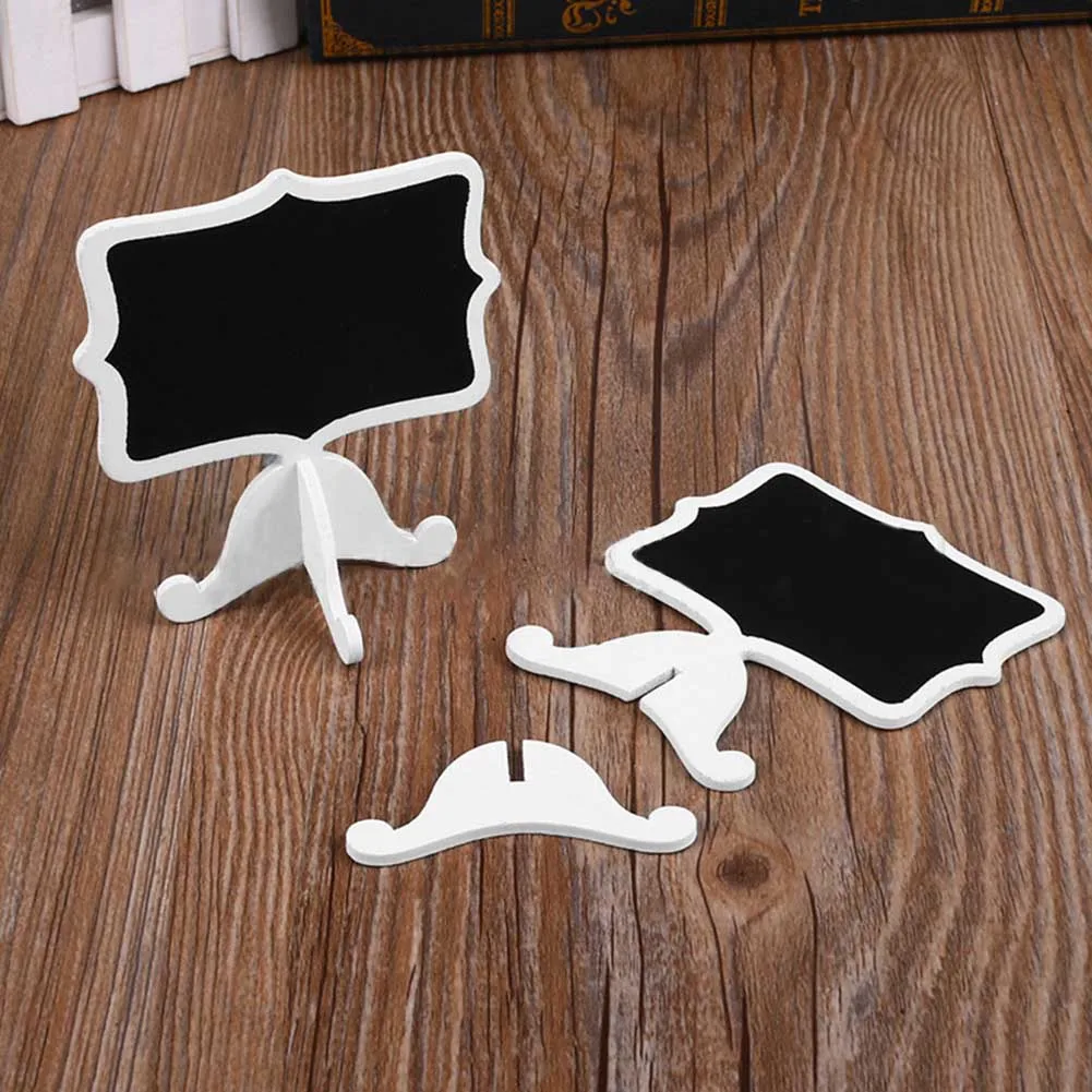 

1 Pcs Mini Lace Blackboard Price Stand Wooden Chalkboard For Party Christmas Wedding Decoration Crafts Children's Blackboard