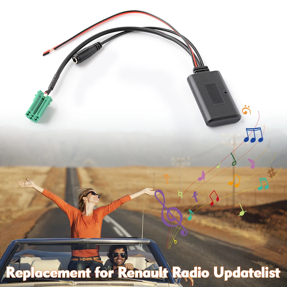 Автомобильный AUX аудио Bluetooth-совместимый адаптер BT модуль с микрофоном громкой