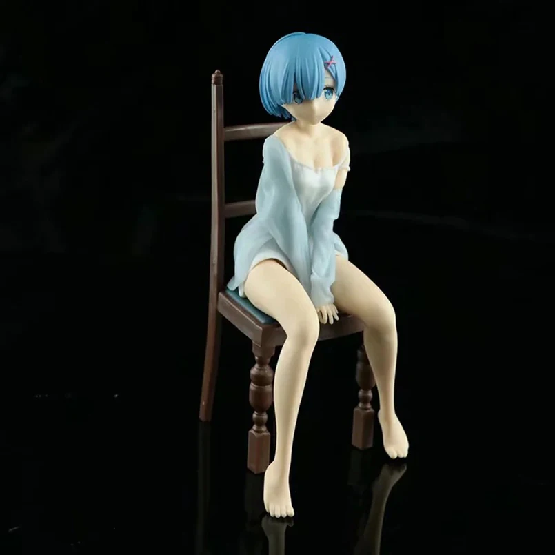 20 см аниме жизни в другой мир от нуля рисунок пижамы стул Rem ПВХ Фигурки игрушки
