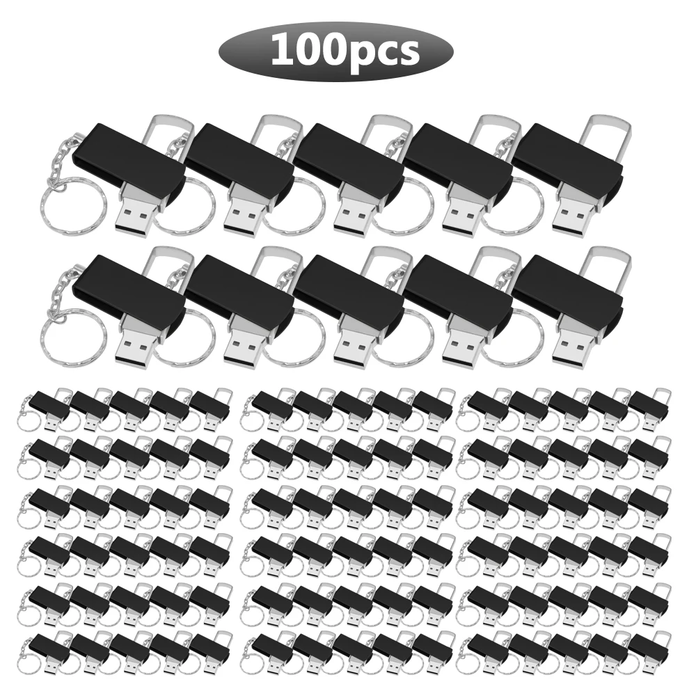 

100 шт./партия, флеш-накопители usb 2,0, 128 ГБ