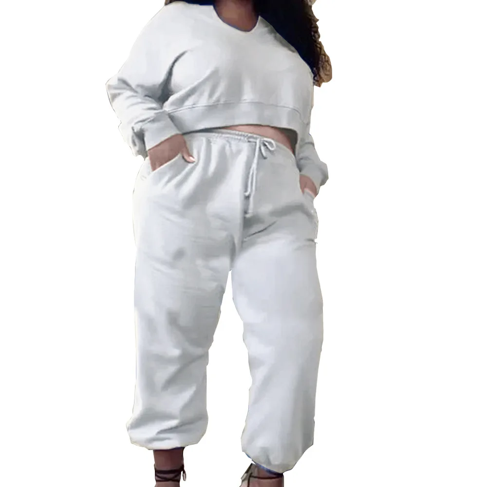 

Winter Set Plus Size 2 Piece Set Women 4XL Autumn Two Piece Sets Women Plus Size Clothing Fall 2021 Plus Size Conjuntos Feminino