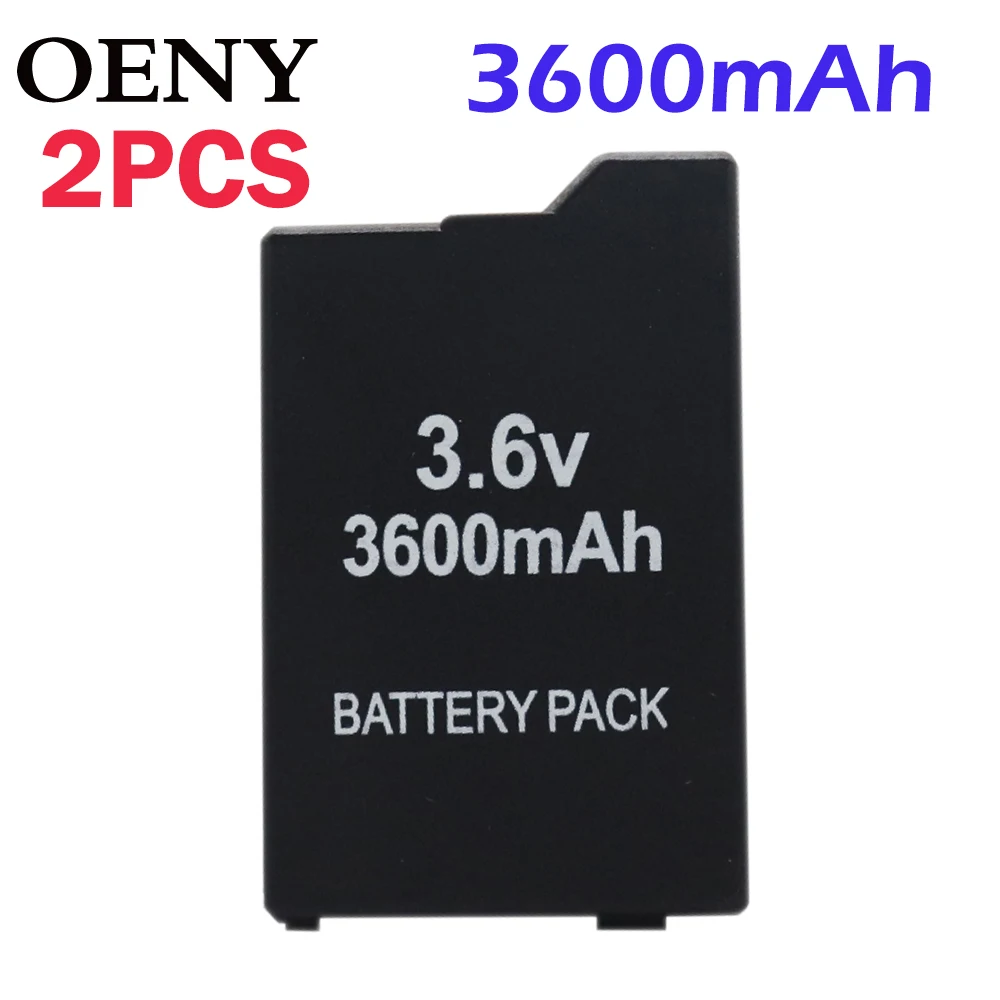 2шт 3600mAh 3 6 V литий ионный аккумулятор Замена для Sony PSP 2000/3000 S110 консоль|Батареи| |