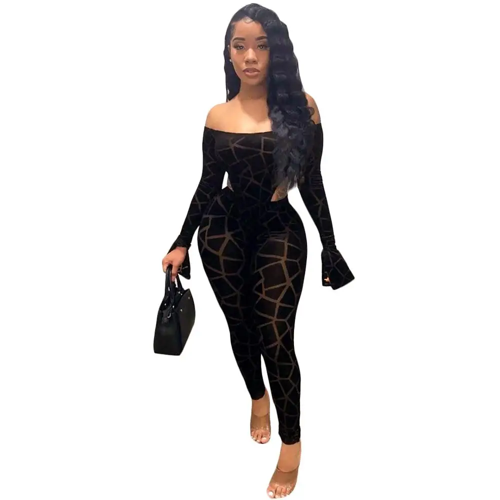 Горячая Распродажа сексуальные женские комбинезоны с вырезом лодочкой модные