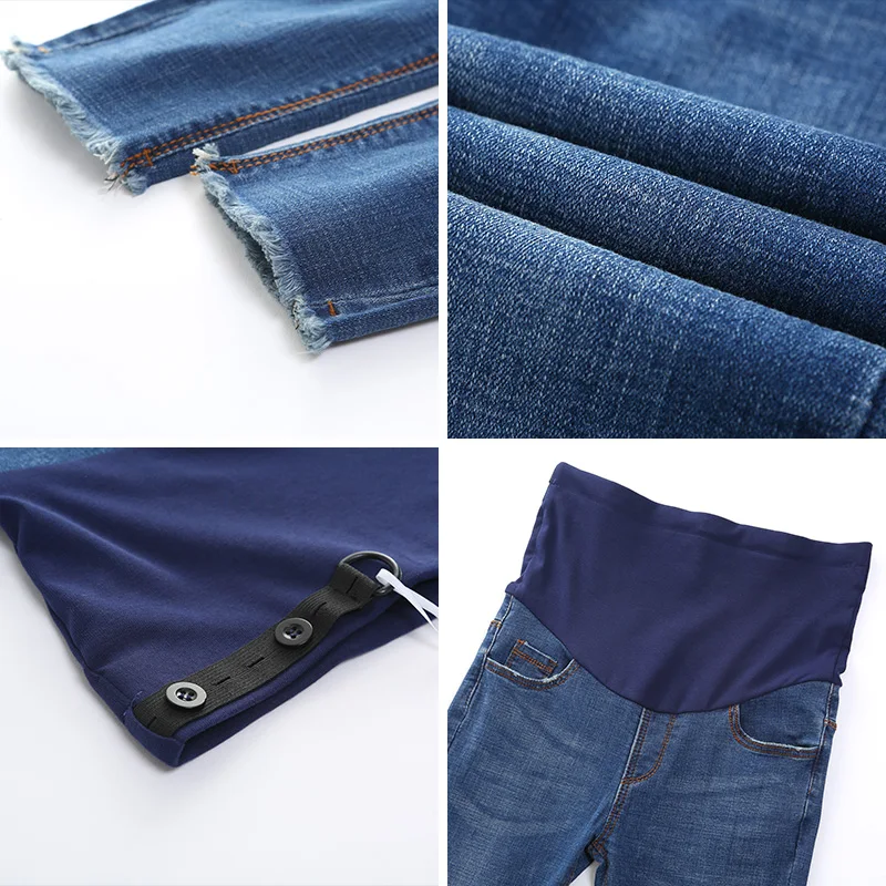 

Pregnant Fashion Stretch Pregnancy Pants Sports Pants Jeans Women's Pregnancy Clothing Maternity Clothes