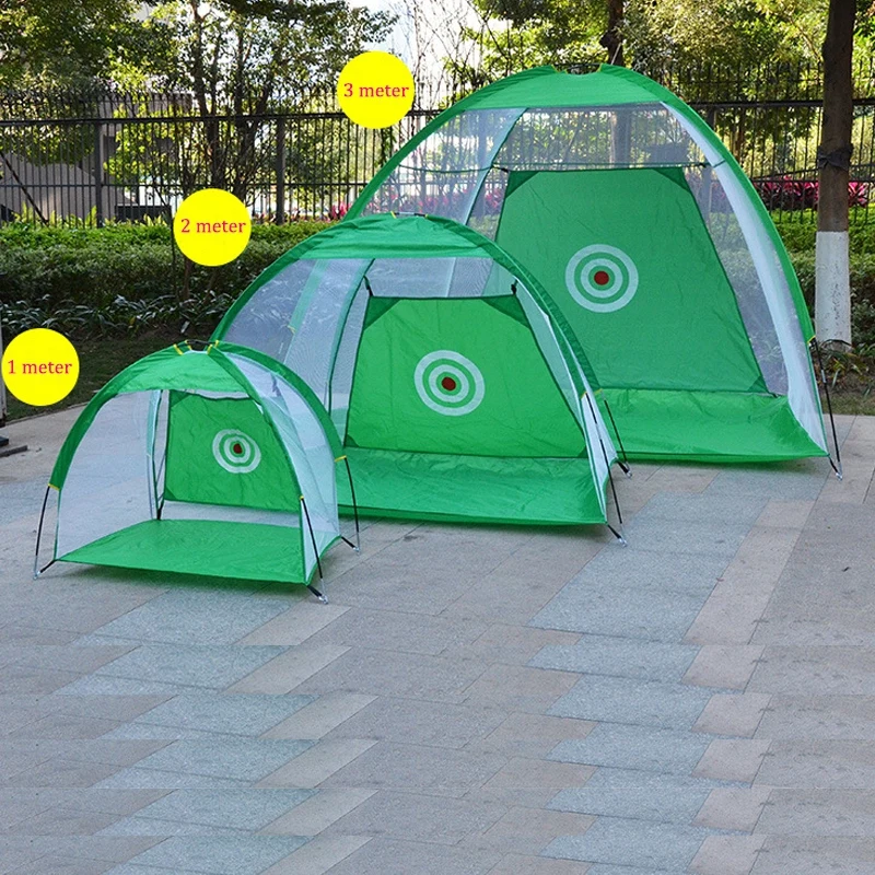 

Foldable Golf Hitting Cage Training Aids Indoor Outdoor Sports Golf Cage Swing Trainer Golf Practice Net Golf Hitting Cage Train