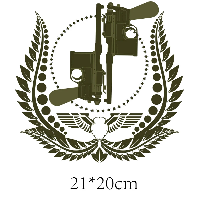 Военные нашивки Страйкбольное ружье Термальность наклейки на одежде