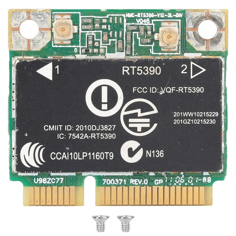 

AU42 -RT5390 Half Mini PCI‑E Interface 802.11B/G/N Wireless Network Card WiFi Adapter Only for HP Computer