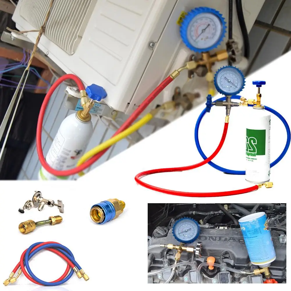 

R22 R600 Refrigerant Household Air Conditioning Adding Tool Kit Car Air Conditioning Common Cool Gas Meter