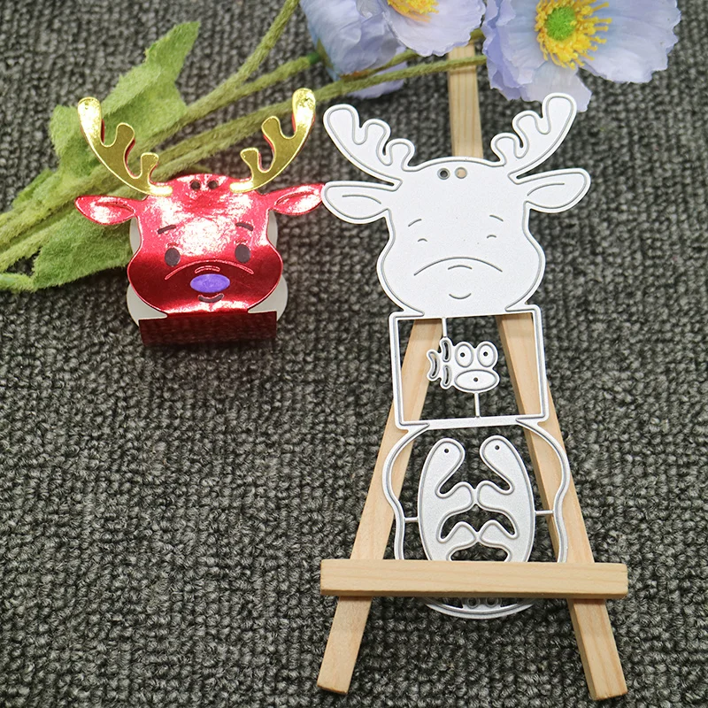 

Deer box Cutting die scrapbook seal DIY manual die home album production tool high carbon steel material
