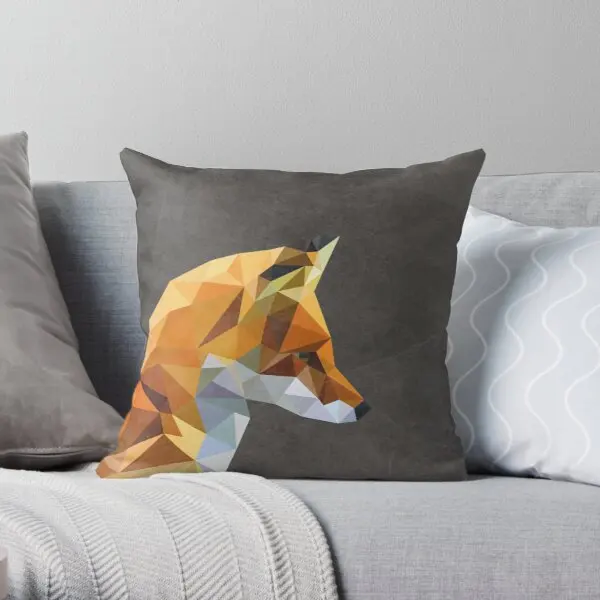 

LP Fox Soft Throw Pillow Cover Print Pillow Case Waist Cushion Cover Pillows NOT Included