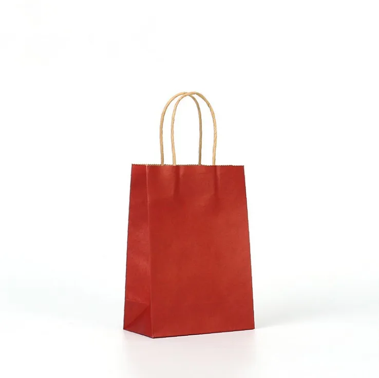 10 Pcs/lot Gift Bags With Handles Multi-function High-end Black Paper 6 Size Recyclable Environmental Protection Bag | Дом и сад