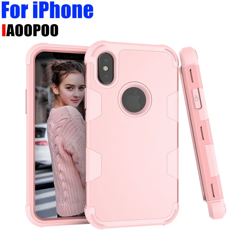 Сверхмощный ударопрочный чехол для IPhone 11 Pro Max X XS XR 8 7 6 6S Plus TPU+ PC Гибридный чехол для телефона IPX03